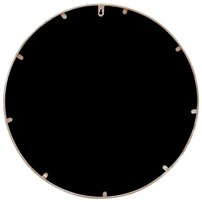 Specchio Sabbia 40x2,5 cm Rotondo in Ferro per Uso Interno
