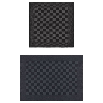 Set Strofinacci 20 pz in Cotone Nero e Grigio