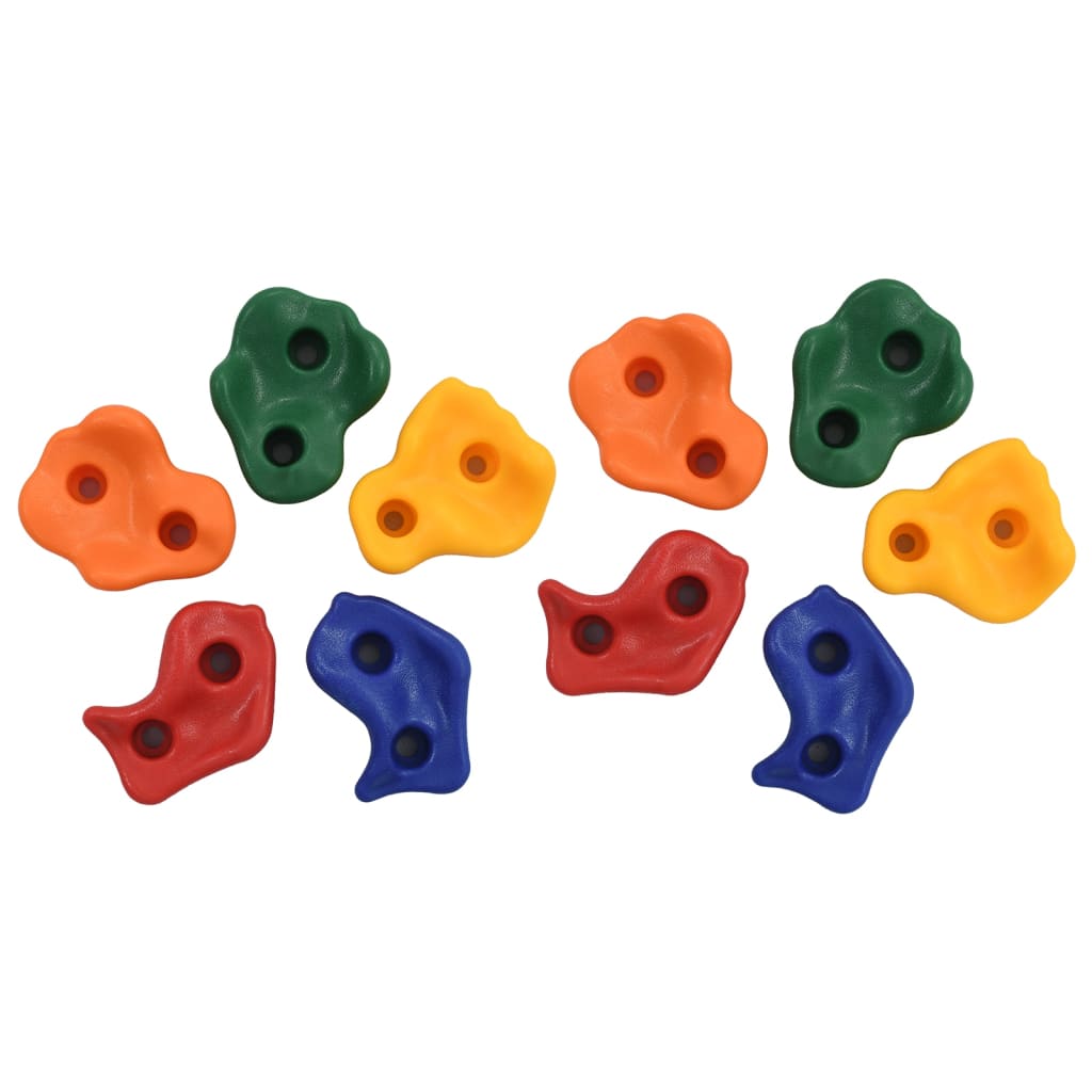 Prese per Arrampicata 40 pz in PE Multicolore