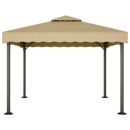 Gazebo Tortora 3x3 m Alluminio e Acciaio