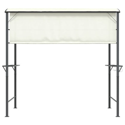 Gazebo con Tetto 220x110x200 cm Crema