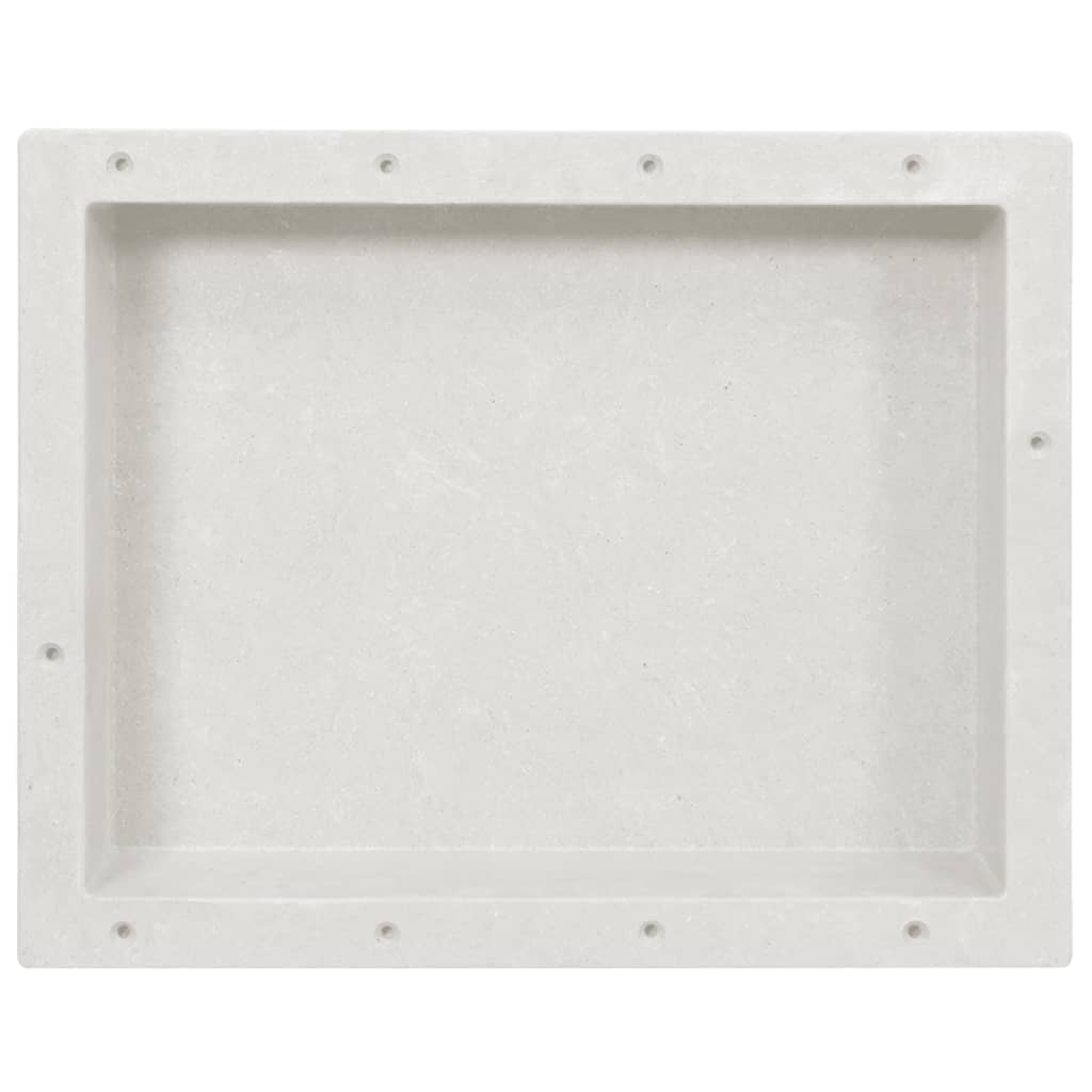 Nicchia da Doccia in Bianco Opaco 41x51x10 cm