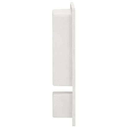 Nicchia da Doccia con 2 Scomparti Bianco Opaco 41x51x10 cm