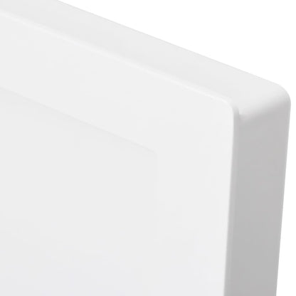 Nicchia da Doccia con 2 Scomparti Bianco Lucido 41x69x9 cm
