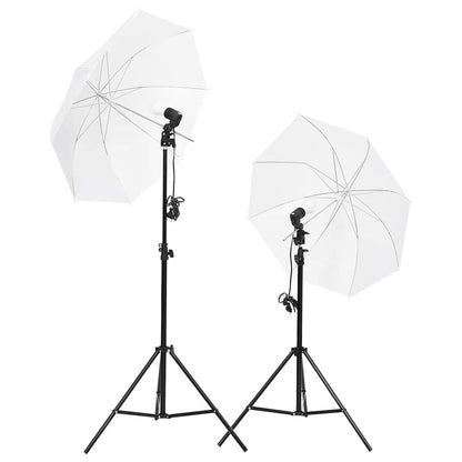 Kit per Studio Fotografico con Set Luci, Fondale e Riflettore