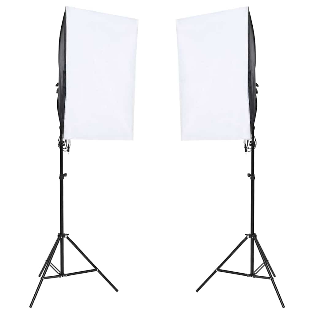 Kit per Studio Fotografico con Set di Luci e Fondale