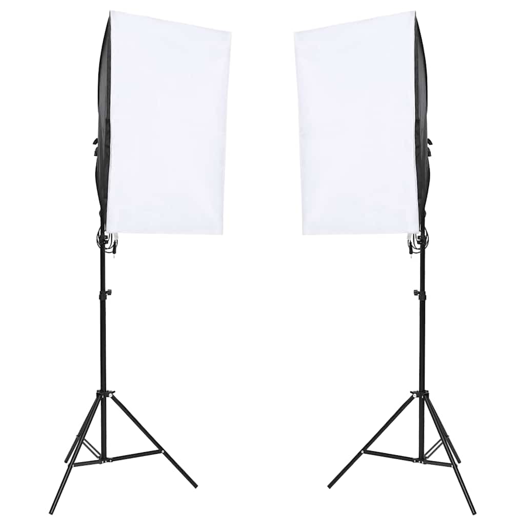Kit per Studio Fotografico con Set di Luci e Fondale