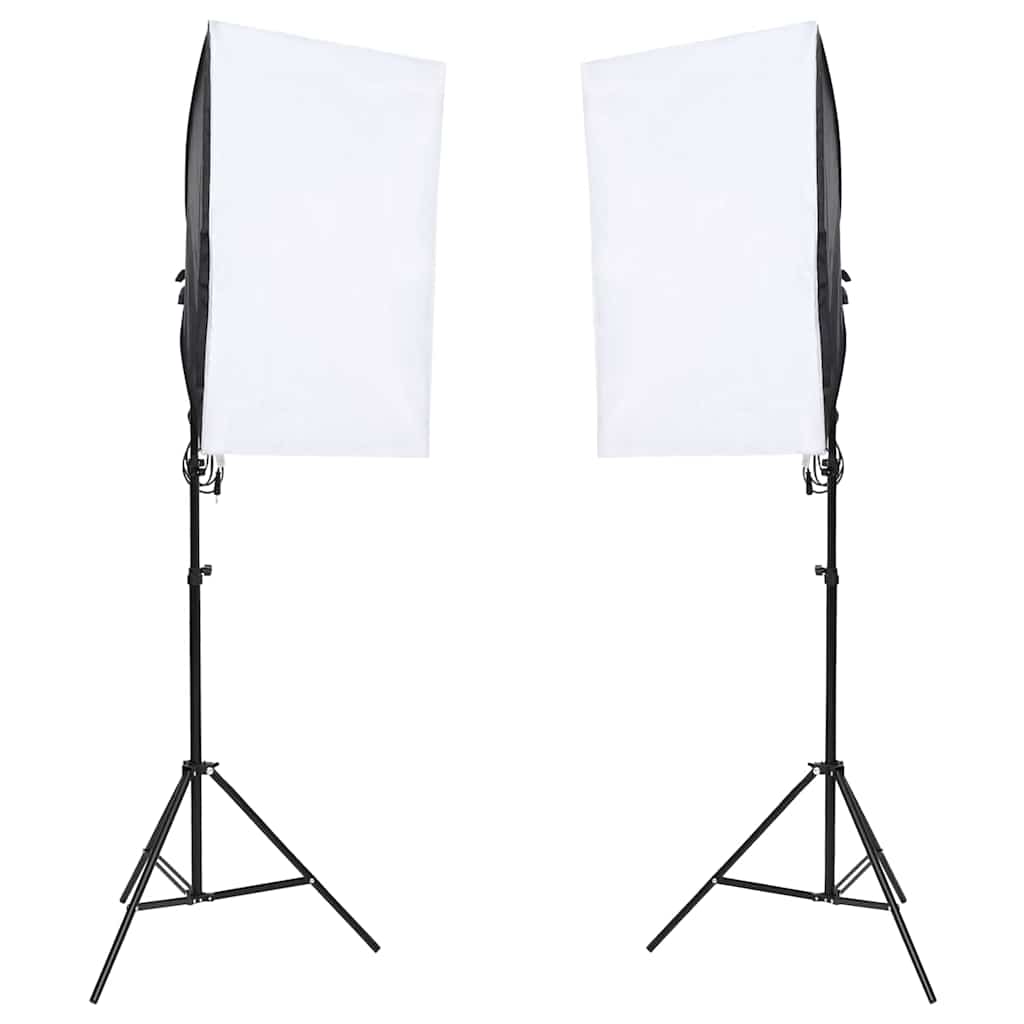 Kit per Studio Fotografico con Set di Luci e Fondale