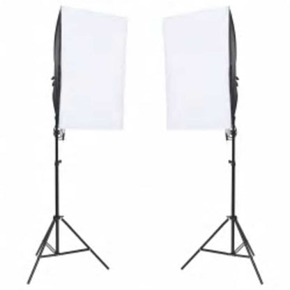 Kit per Studio Fotografico con Set Luci, Fondale e Riflettore
