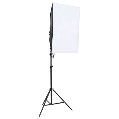 Kit per Studio Fotografico con Set Luci, Fondale e Riflettore