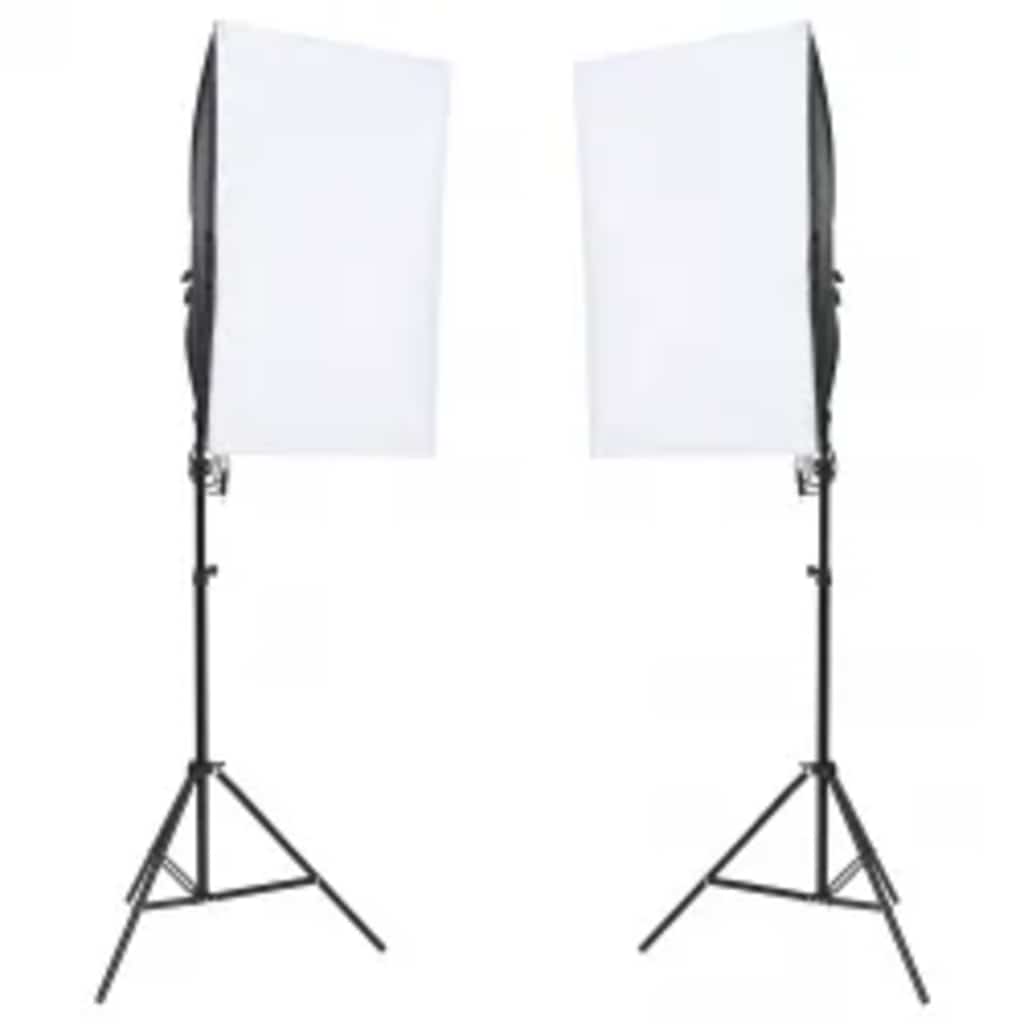 Kit per Studio Fotografico con Set Luci, Fondale e Riflettore