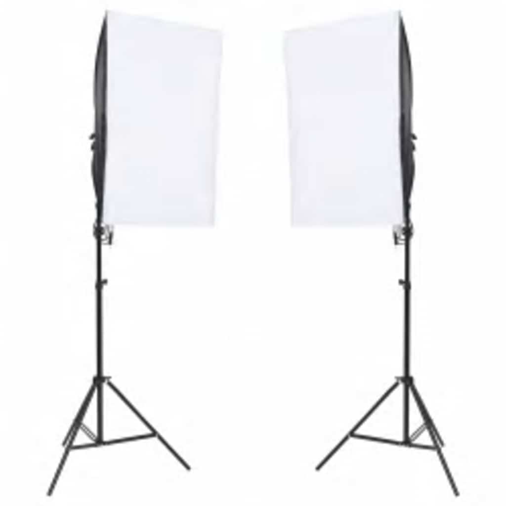 Kit per Studio Fotografico con Set Luci, Fondale e Riflettore
