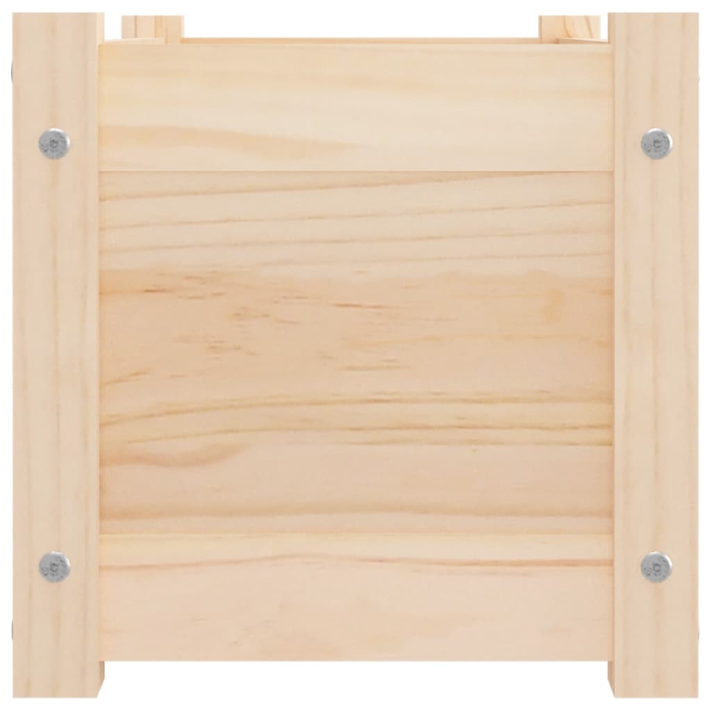 Fioriera da Giardino 60x31x31 cm in Legno Massello di Pino