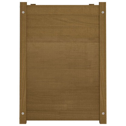 Fioriera Giardino Marrone Ambra 100x50x70cm Legno Massello Pino
