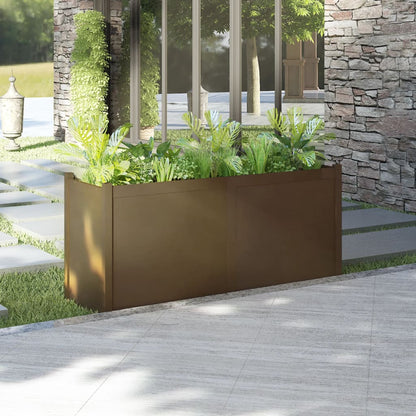 Fioriera da Giardino Ambra 150x50x70 cm Legno Massello di Pino
