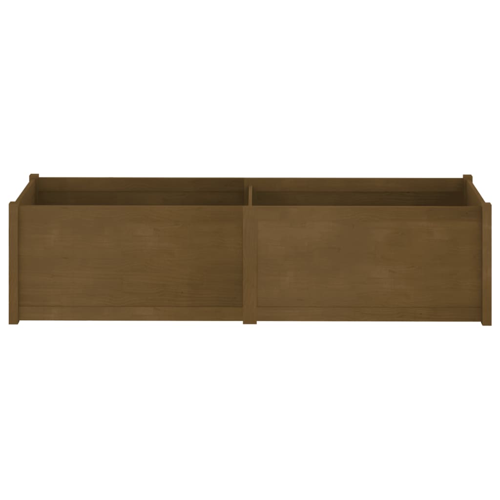 Fioriera da Giardino Ambra 200x50x50 cm Legno Massello di Pino
