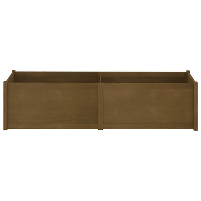 Fioriera da Giardino Ambra 200x50x50 cm Legno Massello di Pino