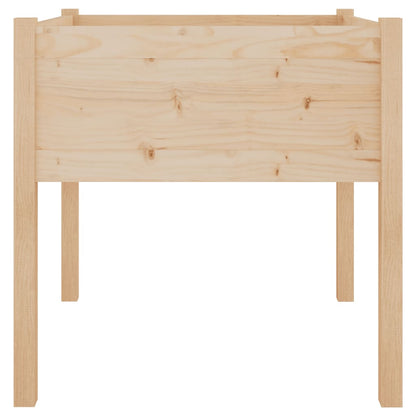 Fioriera da Giardino 70x70x70 cm in Legno Massello di Pino