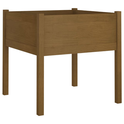 Fioriere 2 pz Ambra 70x70x70 cm in Legno Massello di Pino