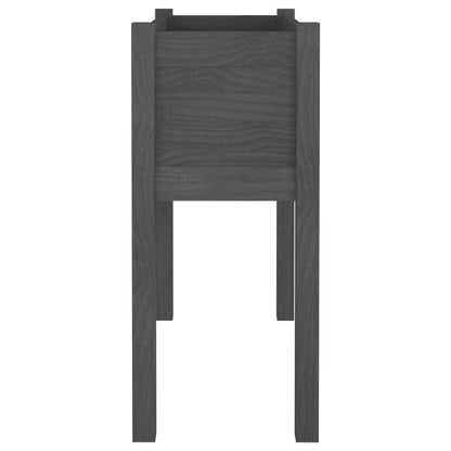 Fioriere da Giardino 2 pz Grigie 70x31x70 cm in Legno di Pino