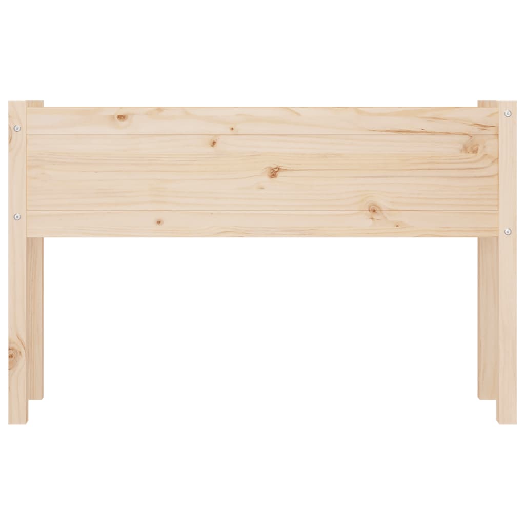 Fioriera da Giardino 110x31x70 cm in Legno Massello di Pino