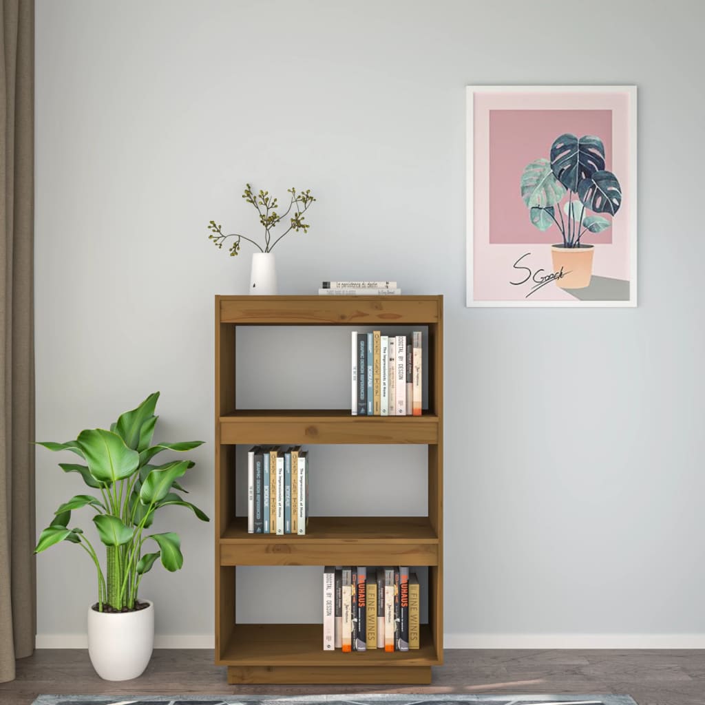 Libreria/Divisorio Ambra 60x35x103 cm in Massello di Pino
