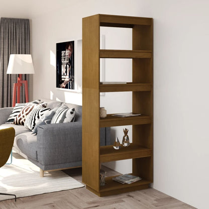 Libreria/Divisorio Ambra 60x35x167 cm in Massello di Pino