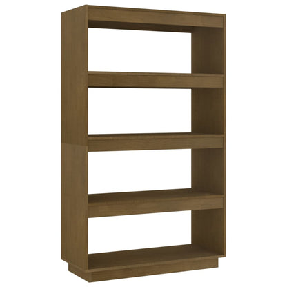 Libreria/Divisorio Ambra 80x35x135 cm in Massello di Pino