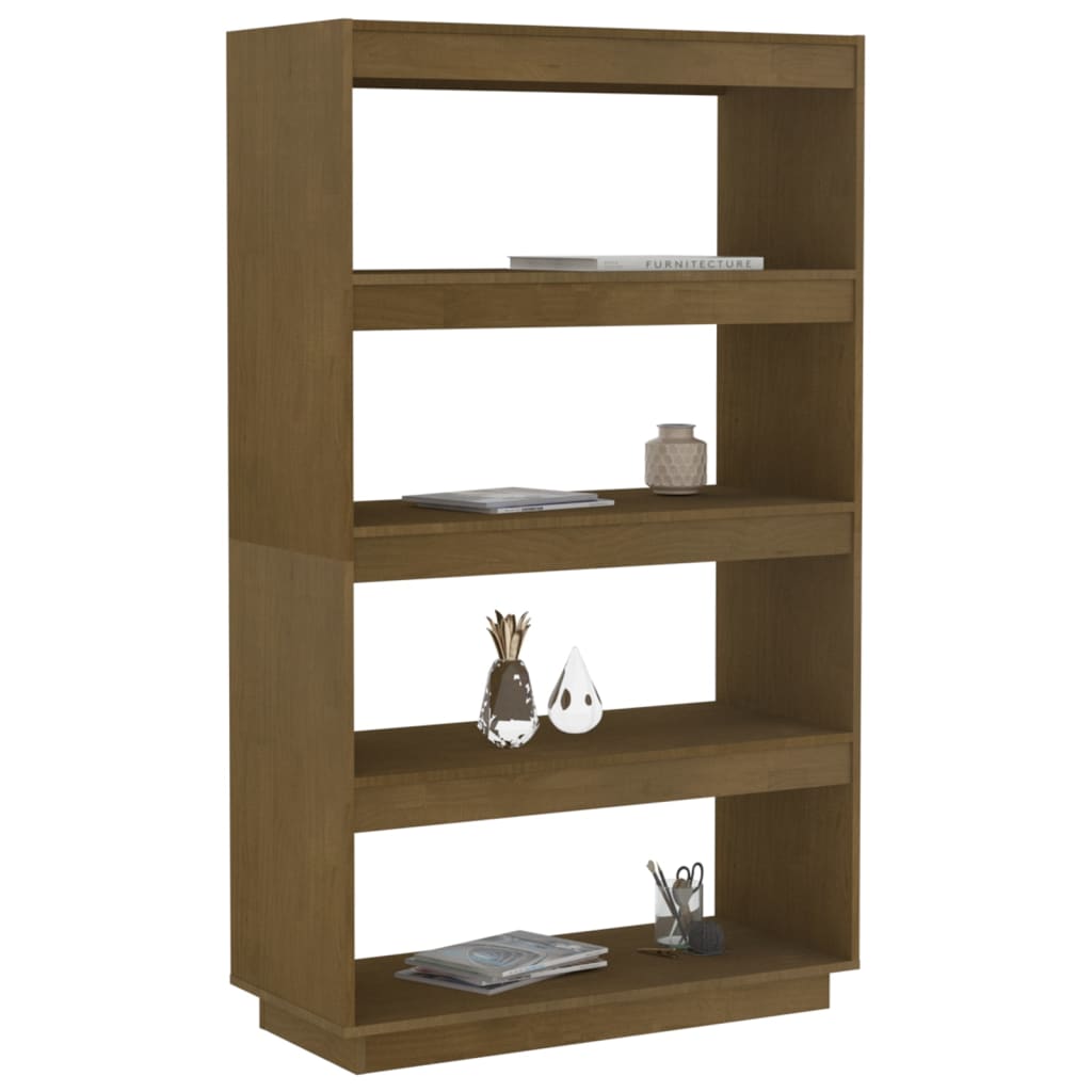 Libreria/Divisorio Ambra 80x35x135 cm in Massello di Pino