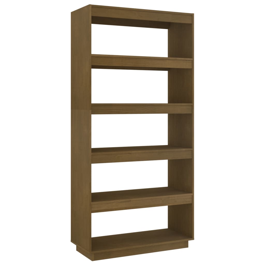 Libreria/Divisorio Ambra 80x35x167 cm in Massello di Pino
