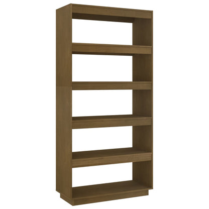 Libreria/Divisorio Ambra 80x35x167 cm in Massello di Pino