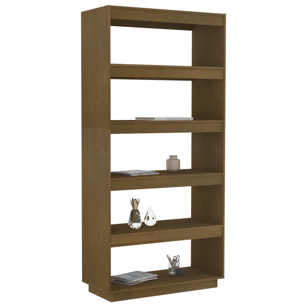 Libreria/Divisorio Ambra 80x35x167 cm in Massello di Pino