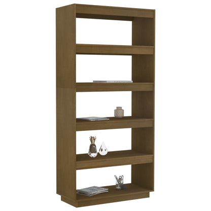 Libreria/Divisorio Ambra 80x35x167 cm in Massello di Pino
