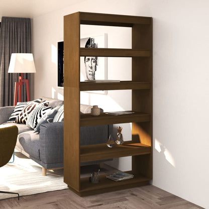Libreria/Divisorio Ambra 80x35x167 cm in Massello di Pino