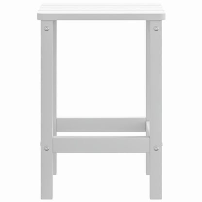 Tavolo da Giardino Adirondack Bianco 38x38x46 cm HDPE
