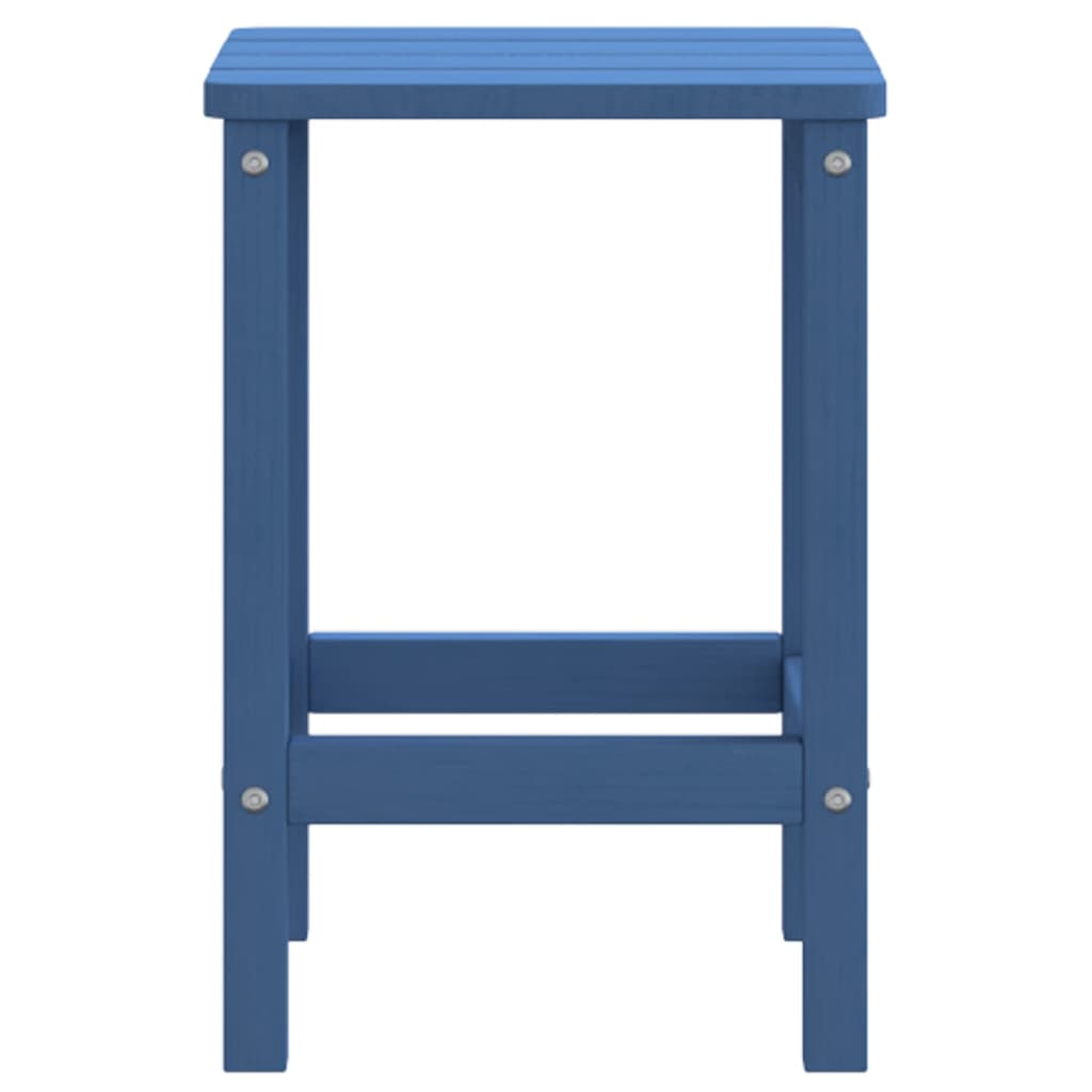 Tavolo da Giardino Adirondack Blu Acqua 38x38x46 cm HDPE