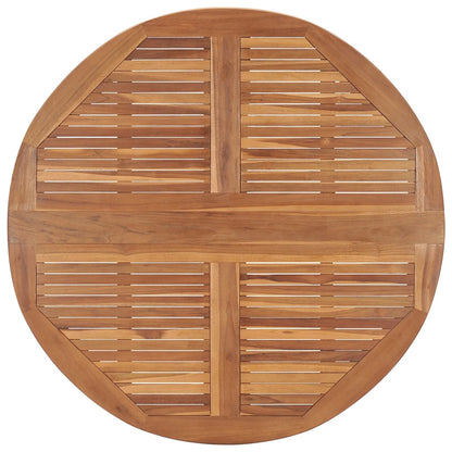 Tavolo da Giardino Pieghevole ÃƒËœ110x75 cm in Massello di Teak