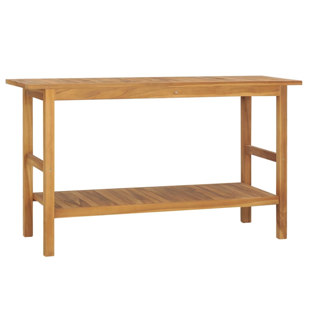 VanitÃ  da Bagno in Legno Massello di Teak 132x45x75 cm