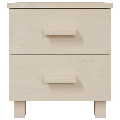 Comodino HAMAR ambra 40x35x44,5 cm in Legno Massello di Pino