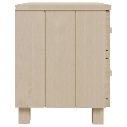 Comodino HAMAR ambra 40x35x44,5 cm in Legno Massello di Pino
