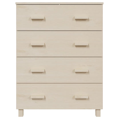 Credenza HAMAR ambra 79x40x103,5 cm in Legno Massello di Pino