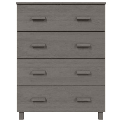 Credenza HAMAR Grigio Chiaro 79x40x103,5 cm in Legno di Pino