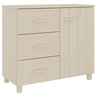 Credenza HAMAR ambra 90x40x80 cm in Legno Massello di Pino
