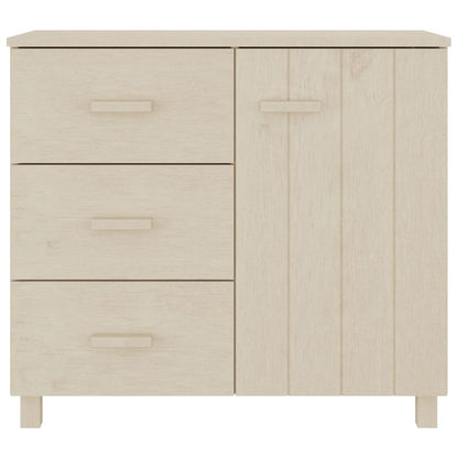 Credenza HAMAR ambra 90x40x80 cm in Legno Massello di Pino