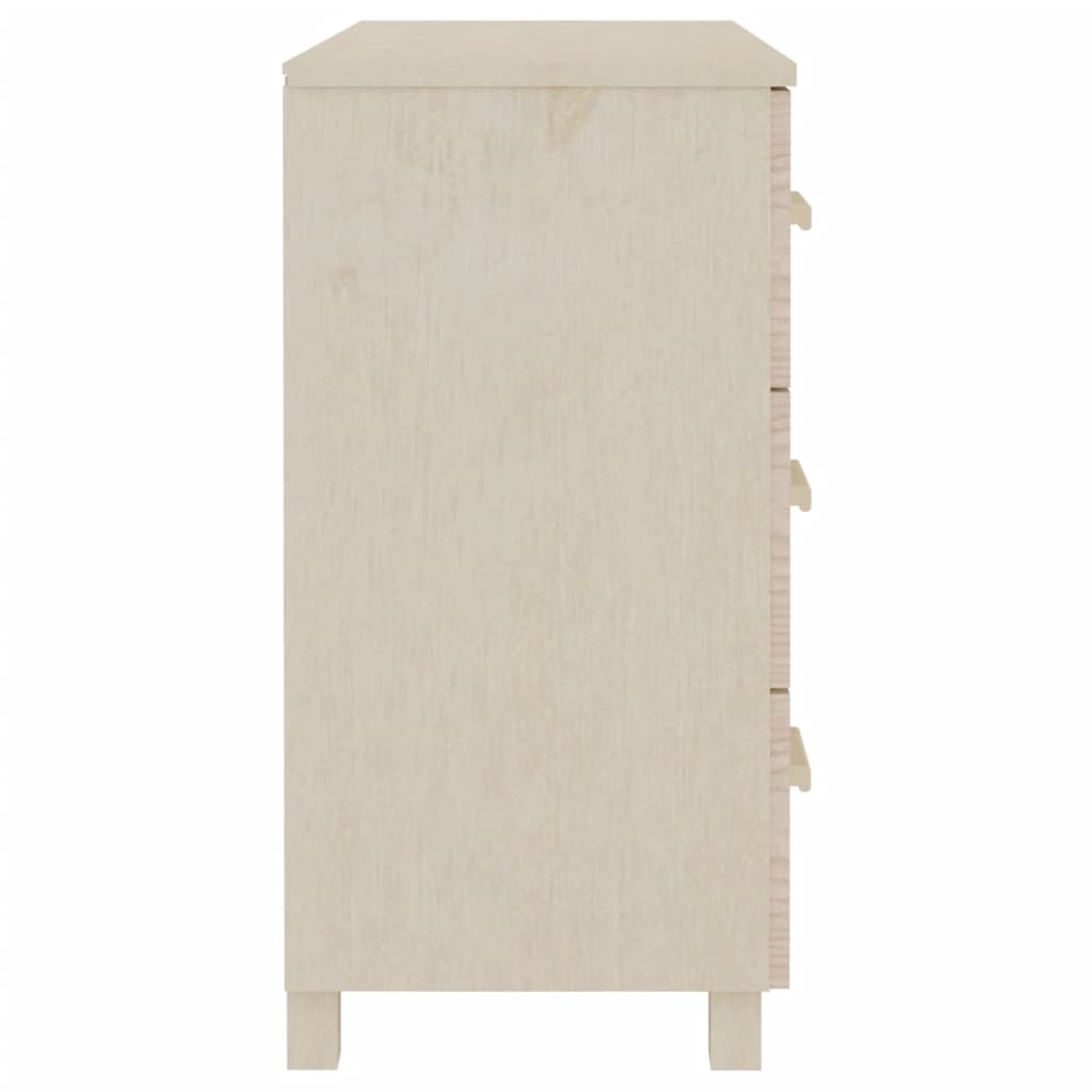 Credenza HAMAR ambra 90x40x80 cm in Legno Massello di Pino