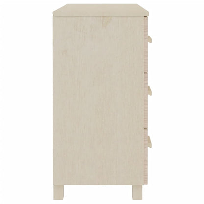 Credenza HAMAR ambra 90x40x80 cm in Legno Massello di Pino