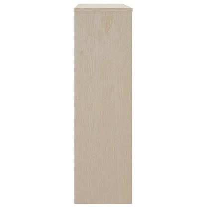 Piano Credenza HAMAR ambra 90x35x100 cm Legno Massello di Pino