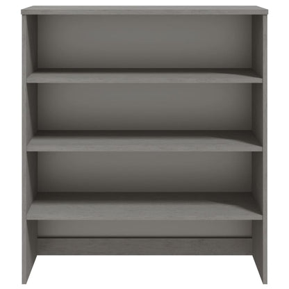 Ripiano per Credenza Grigio Chiaro 90x30x100 cm Legno di Pino