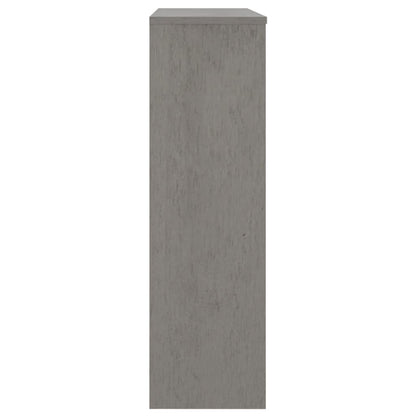 Ripiano per Credenza Grigio Chiaro 90x30x100 cm Legno di Pino