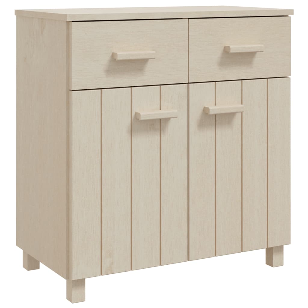 Credenza HAMAR ambra 79x40x80 cm in Legno Massello di Pino